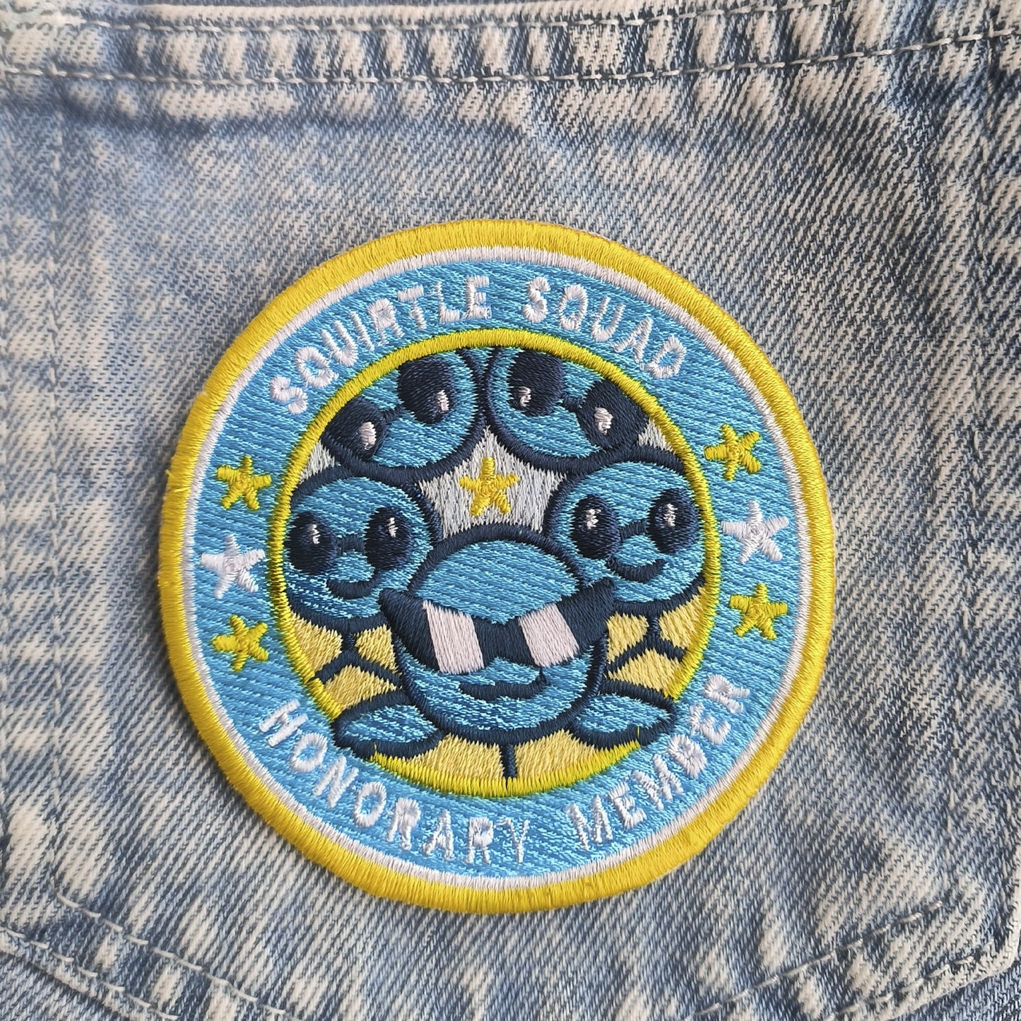 Parche Bordado Anime Tazo Squirtle - Valkynea