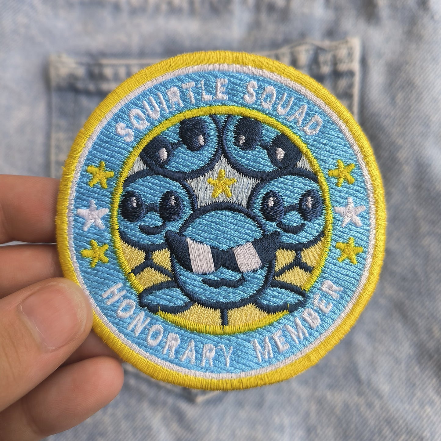 Parche Bordado Anime Tazo Squirtle - Valkynea