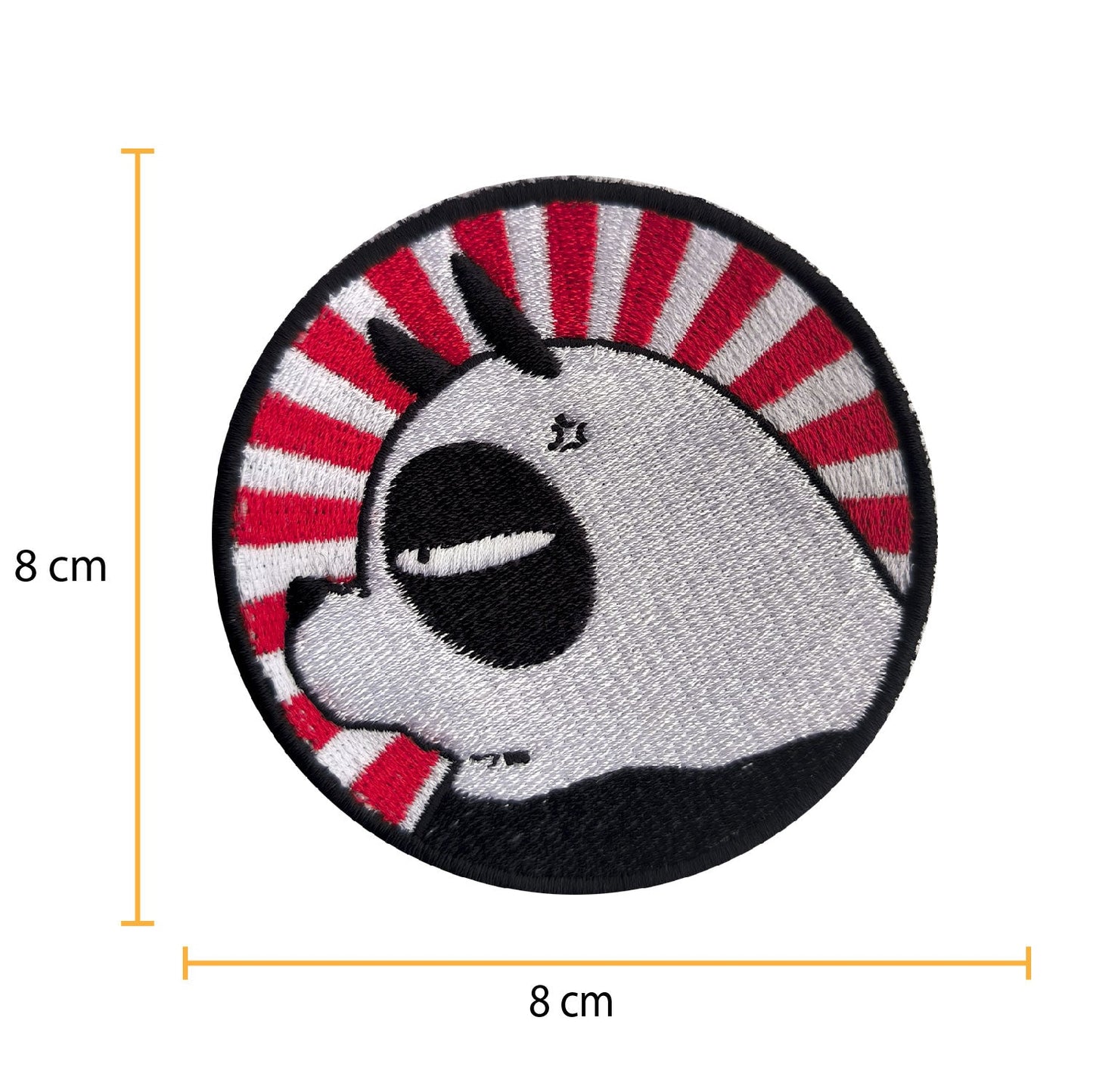 Parche Bordado Ranma 1/2 Panda - Valkynea