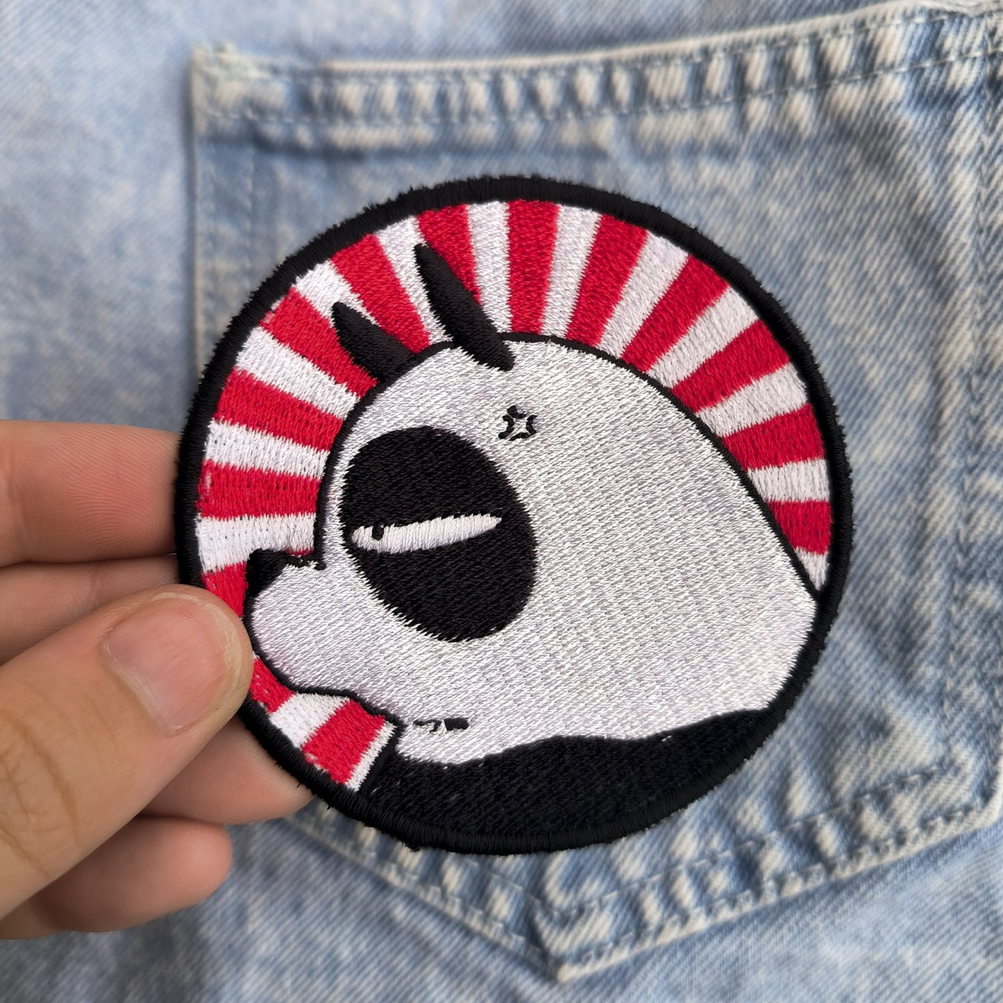 Parche Bordado Ranma 1/2 Panda - Valkynea