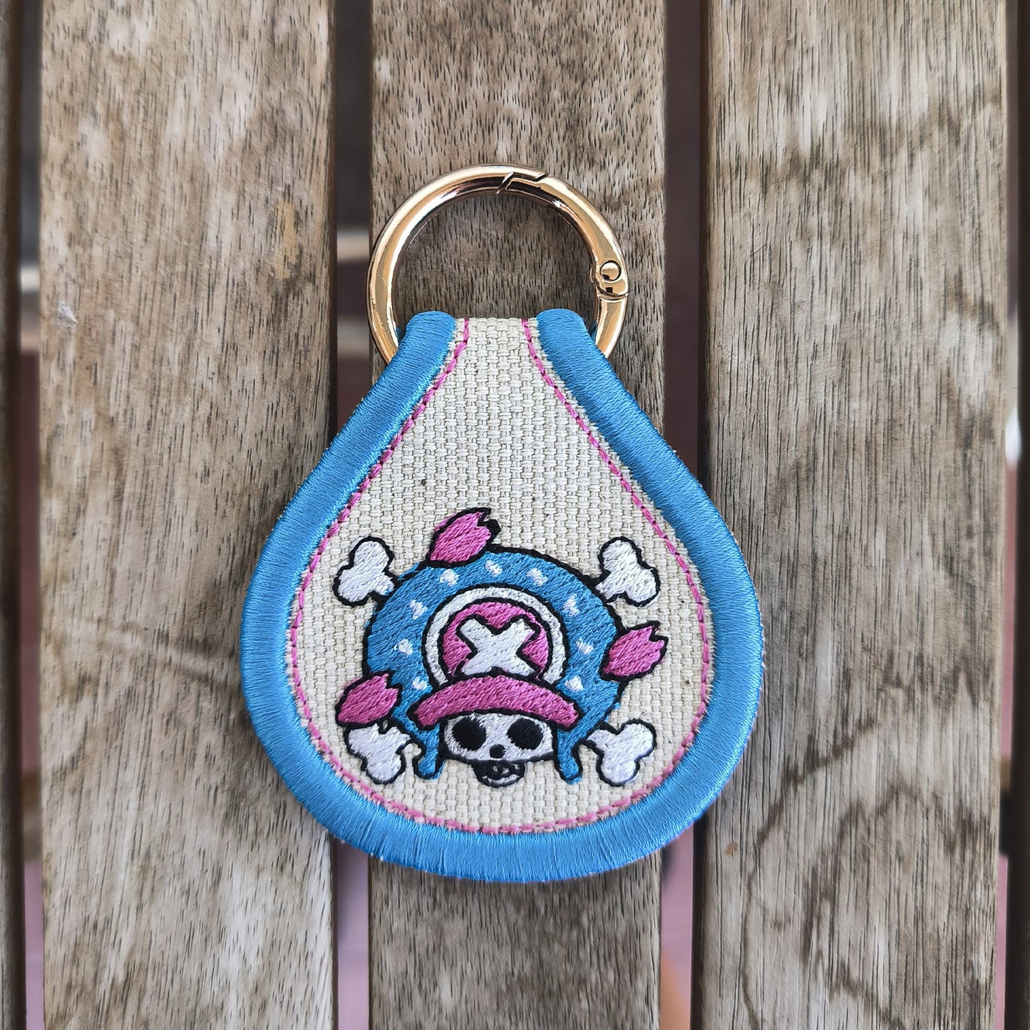 Llavero Bordado Anime Choppa One Piece - Valkynea