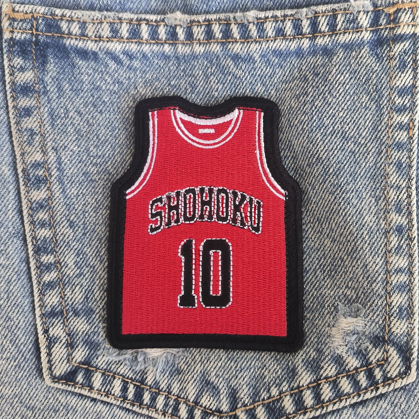 Parche Bordado Anime Slam Dunk Camiseta - Valkynea