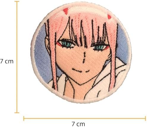 Parche Bordado Anime Tazo Darling in the Franxx 02 Zero Two - Valkynea