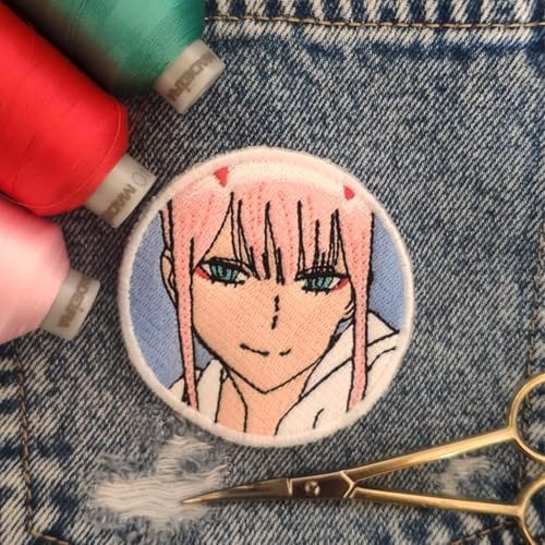 Parche Bordado Anime Tazo Darling in the Franxx 02 Zero Two - Valkynea
