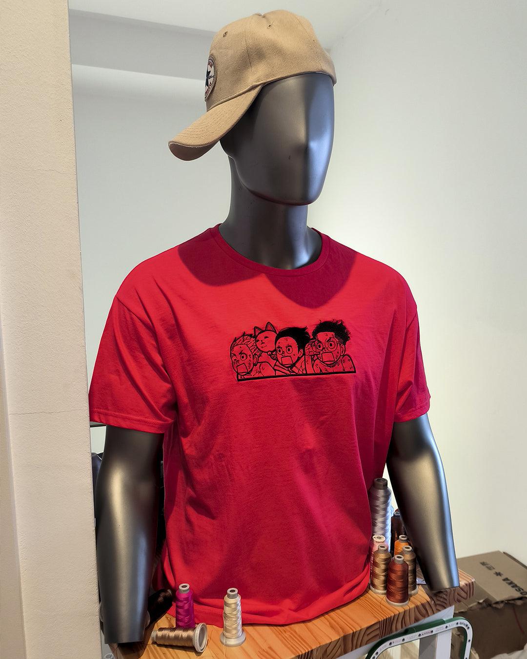 Camiseta Bordada Dan Da Dan - Valkynea