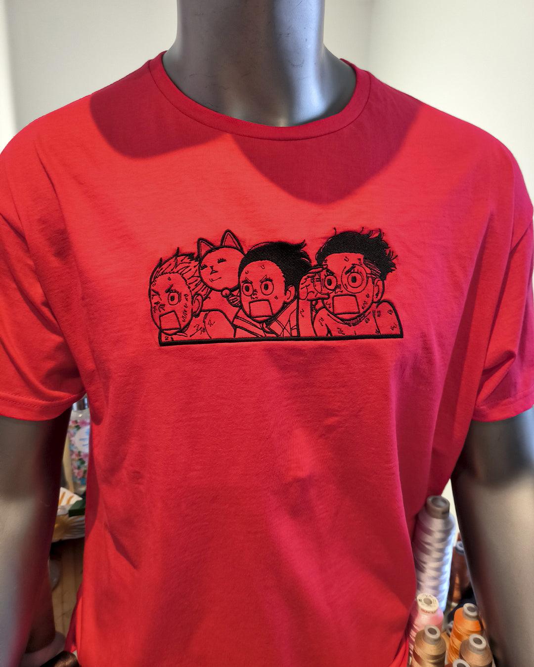 Camiseta Bordada Dan Da Dan - Valkynea
