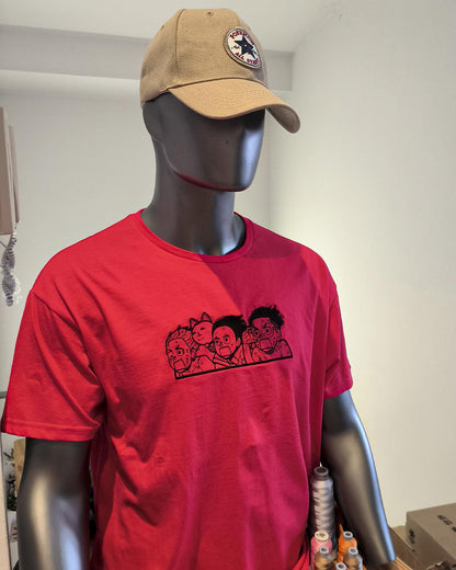 Camiseta Bordada Dan Da Dan - Valkynea