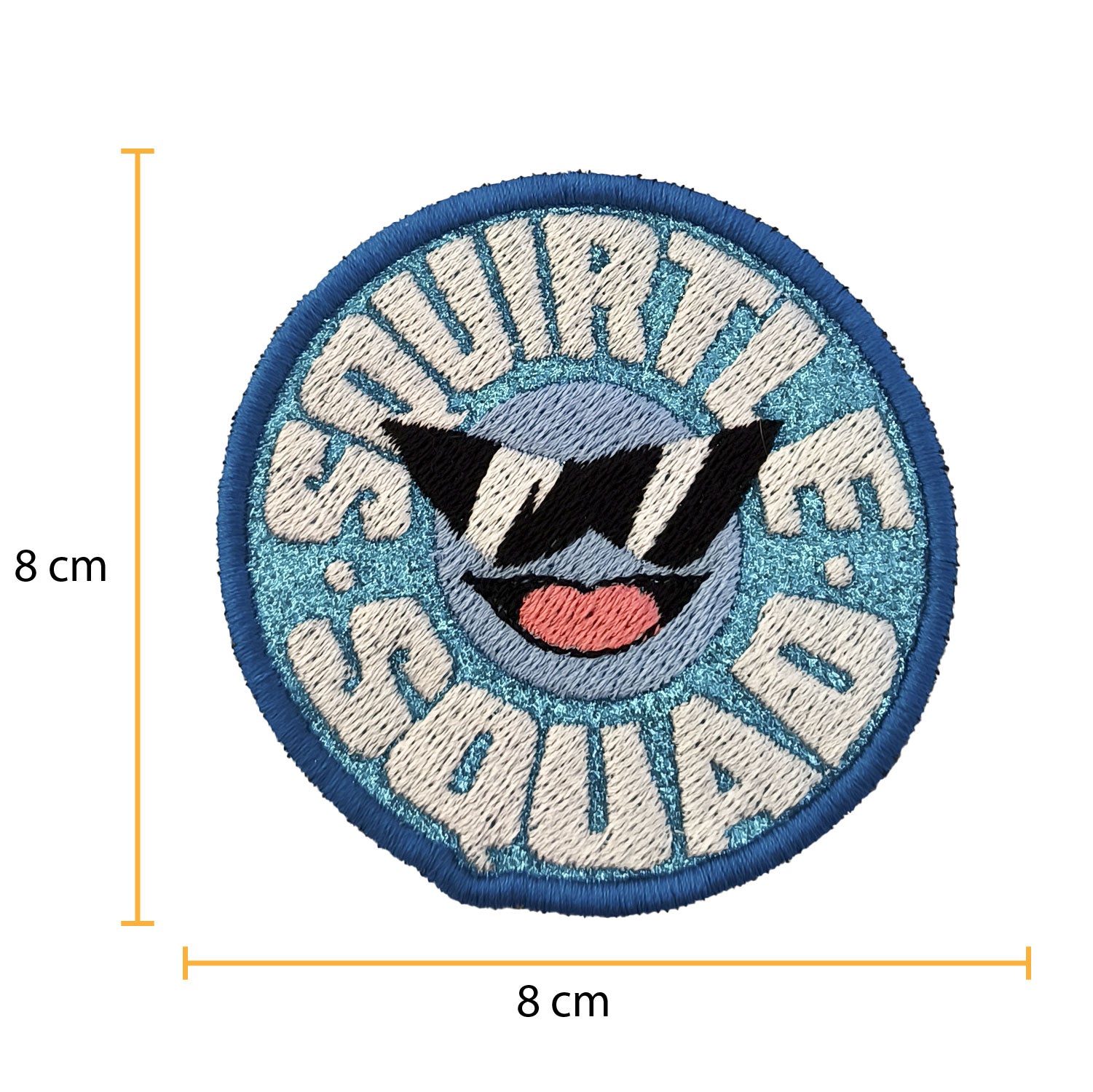 Parche Bordado Anime Squirtle Glitter - Valkynea