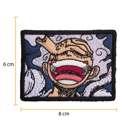 Parche Bordado Anime One Piece Luffy Gear 5 - Valkynea