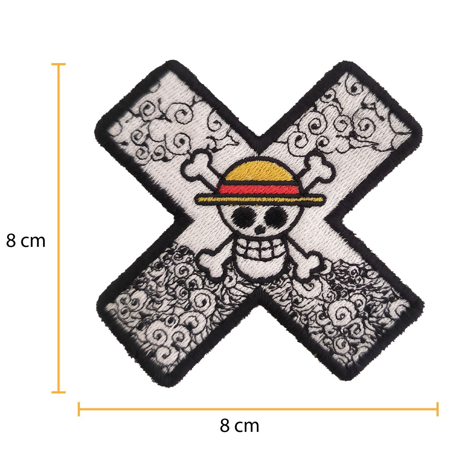 Parche Bordado Anime One Piece Cluz Luffy - Valkynea