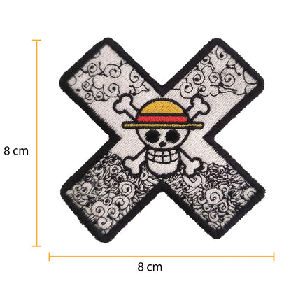 Parche Bordado Anime One Piece Cluz Luffy - Valkynea