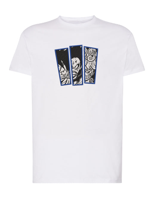Camiseta One Piece Miradas Luffy - Valkynea
