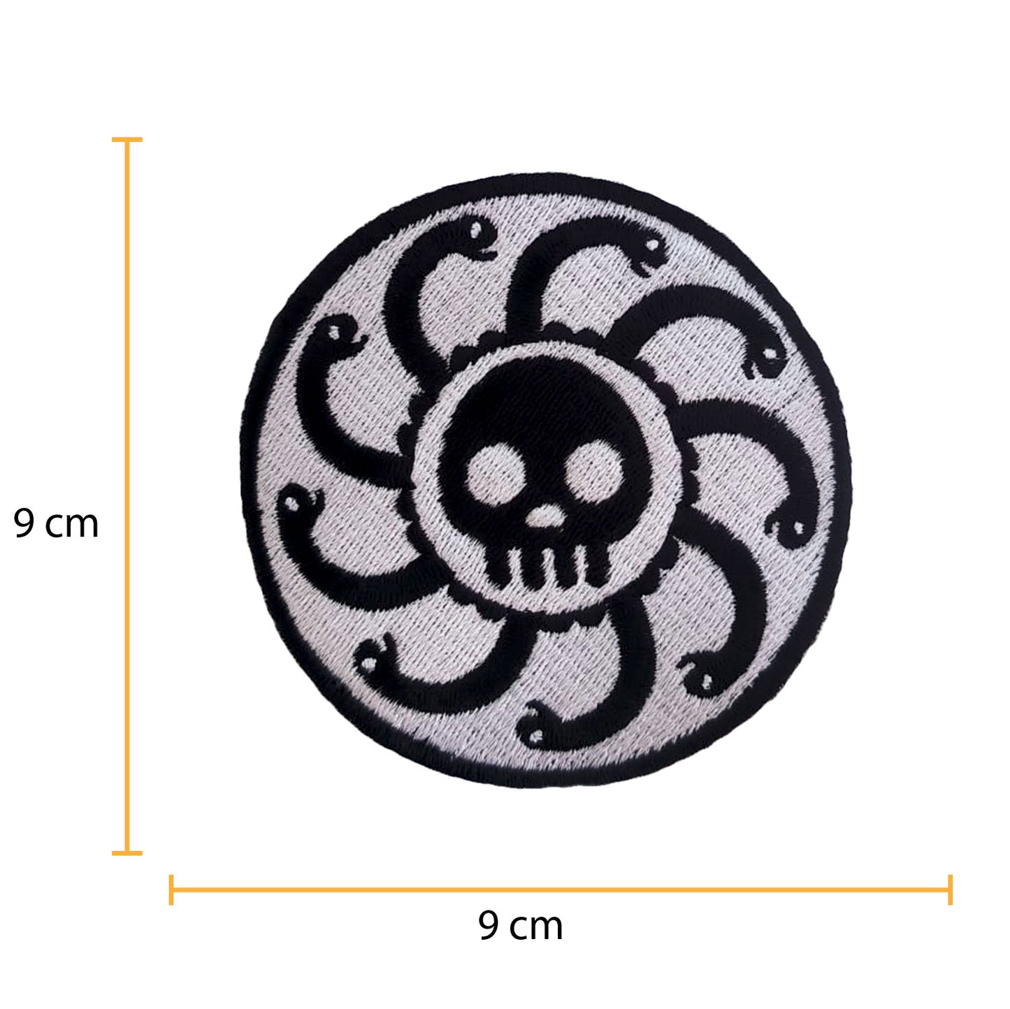 Parche Bordado Anime Calavera One Piece Boa Hancok - Valkynea