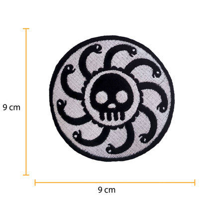 Parche Bordado Anime Calavera One Piece Boa Hancok - Valkynea