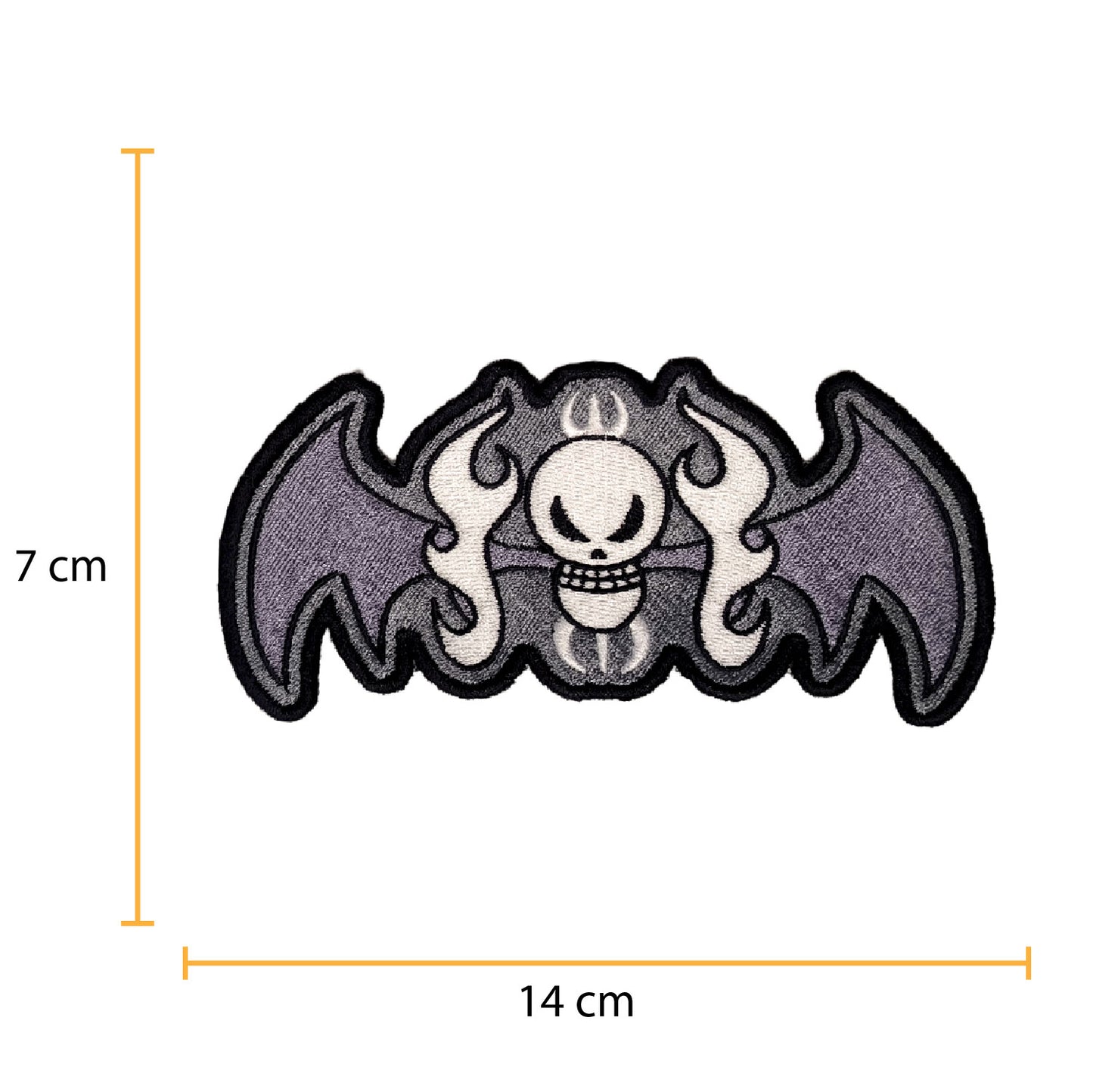 One Piece Usoop Skull Anime Embroidered Patch 8cm