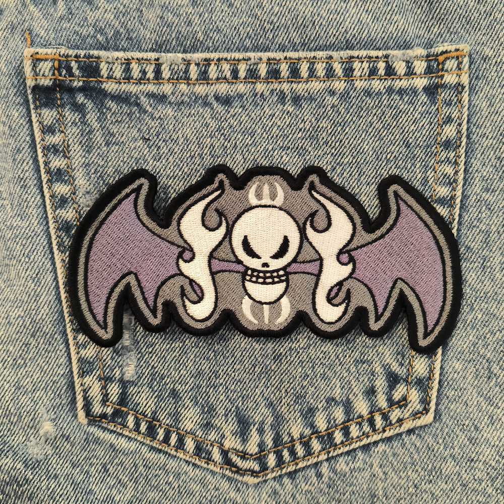 One Piece Usoop Skull Anime Embroidered Patch 8cm