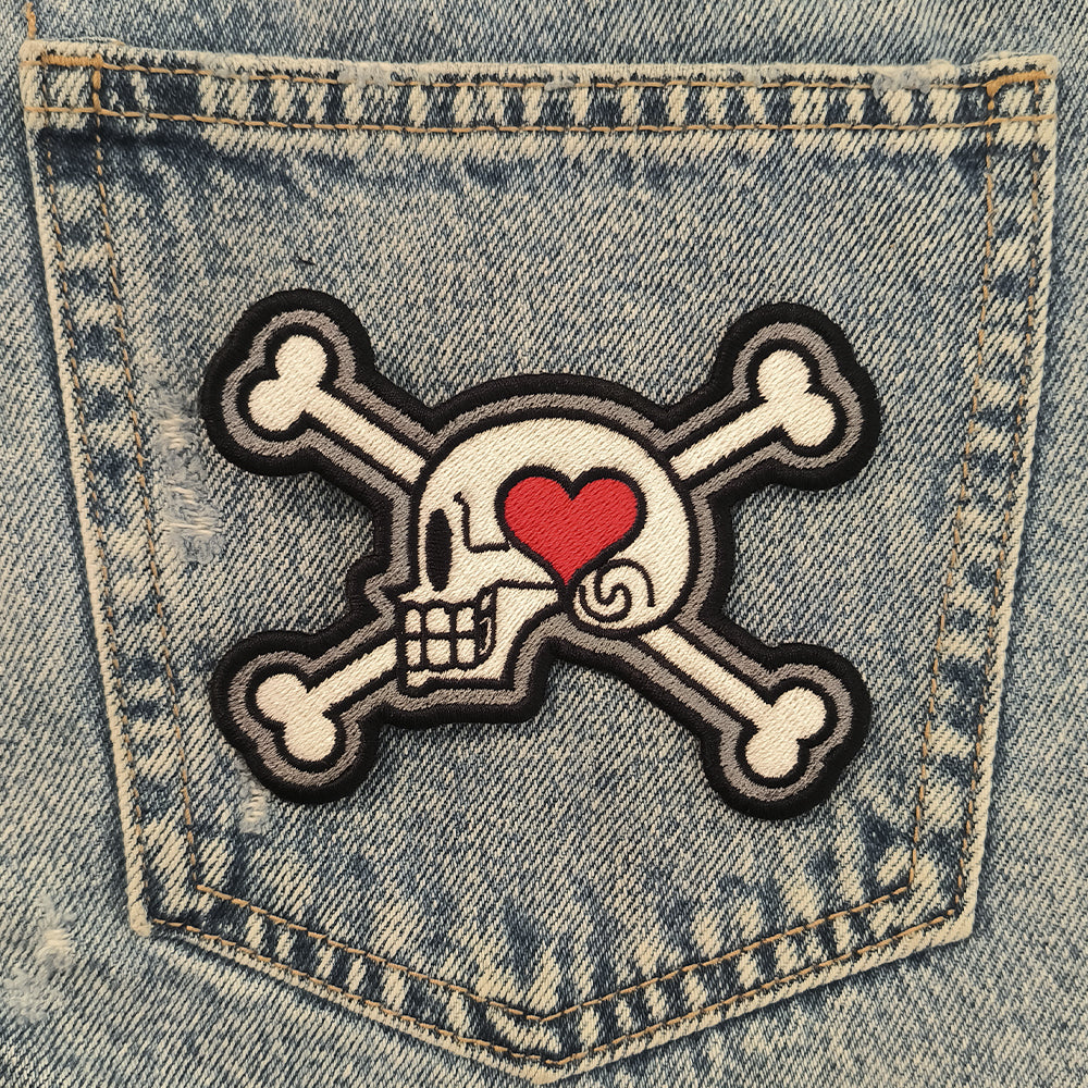 Parche Bordado Anime Calavera One Piece Alvida