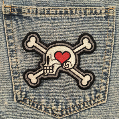 Parche Bordado Anime Calavera One Piece Alvida