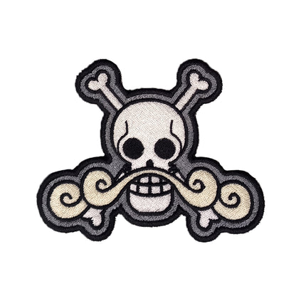 Parche Bordado Anime Calavera One Piece Rogers