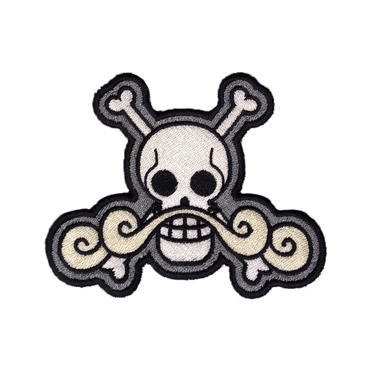 One Piece Usoop Skull Anime Embroidered Patch 8cm