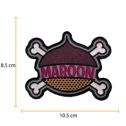 One Piece Usoop Skull Anime Embroidered Patch 8cm