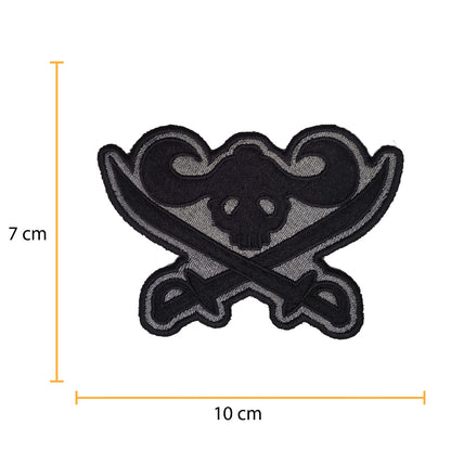 One Piece Usoop Skull Anime Embroidered Patch 8cm