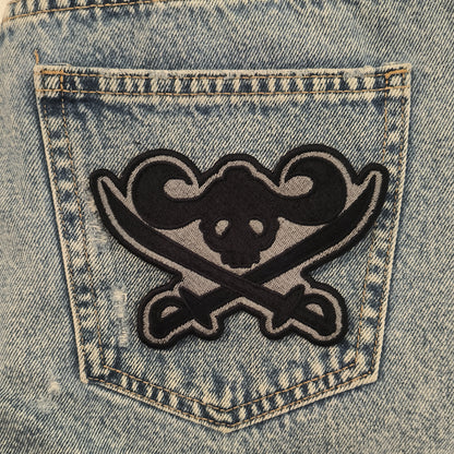 One Piece Usoop Skull Anime Embroidered Patch 8cm