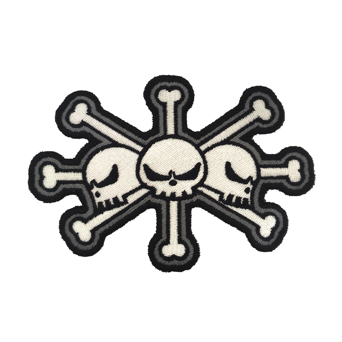 Parche Bordado Anime Calavera One Piece Barba Negra
