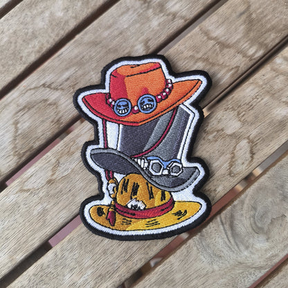 Parche Bordado Anime Sombreros One Piece - Valkynea