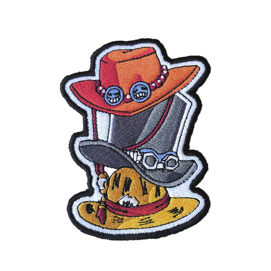 Parche Bordado Anime Sombreros One Piece - Valkynea