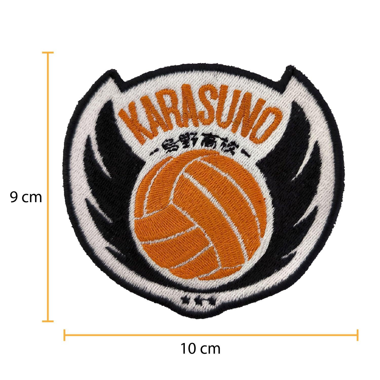 Parche Bordado Anime Haikyū!! Escudo Karasuno 2 - Valkynea