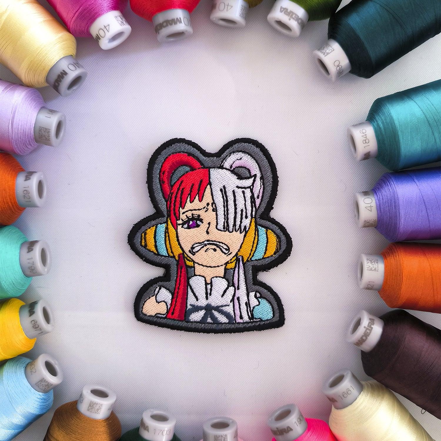 Parche Bordado Anime One Piece Uta 8cm - Valkynea