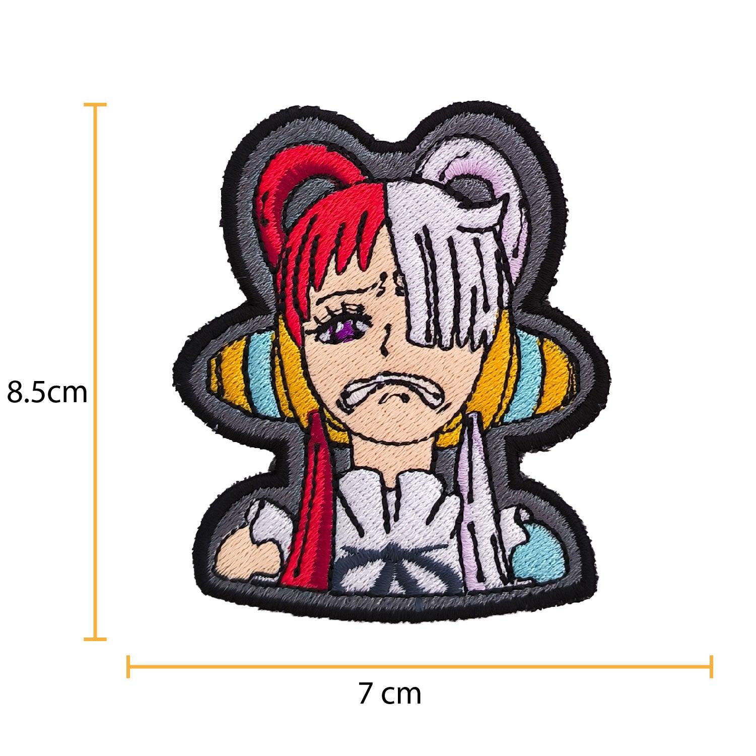 Parche Bordado Anime One Piece Uta 8cm - Valkynea