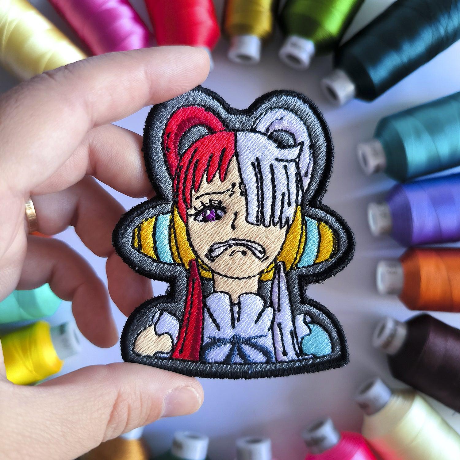 Parche Bordado Anime One Piece Uta 8cm - Valkynea