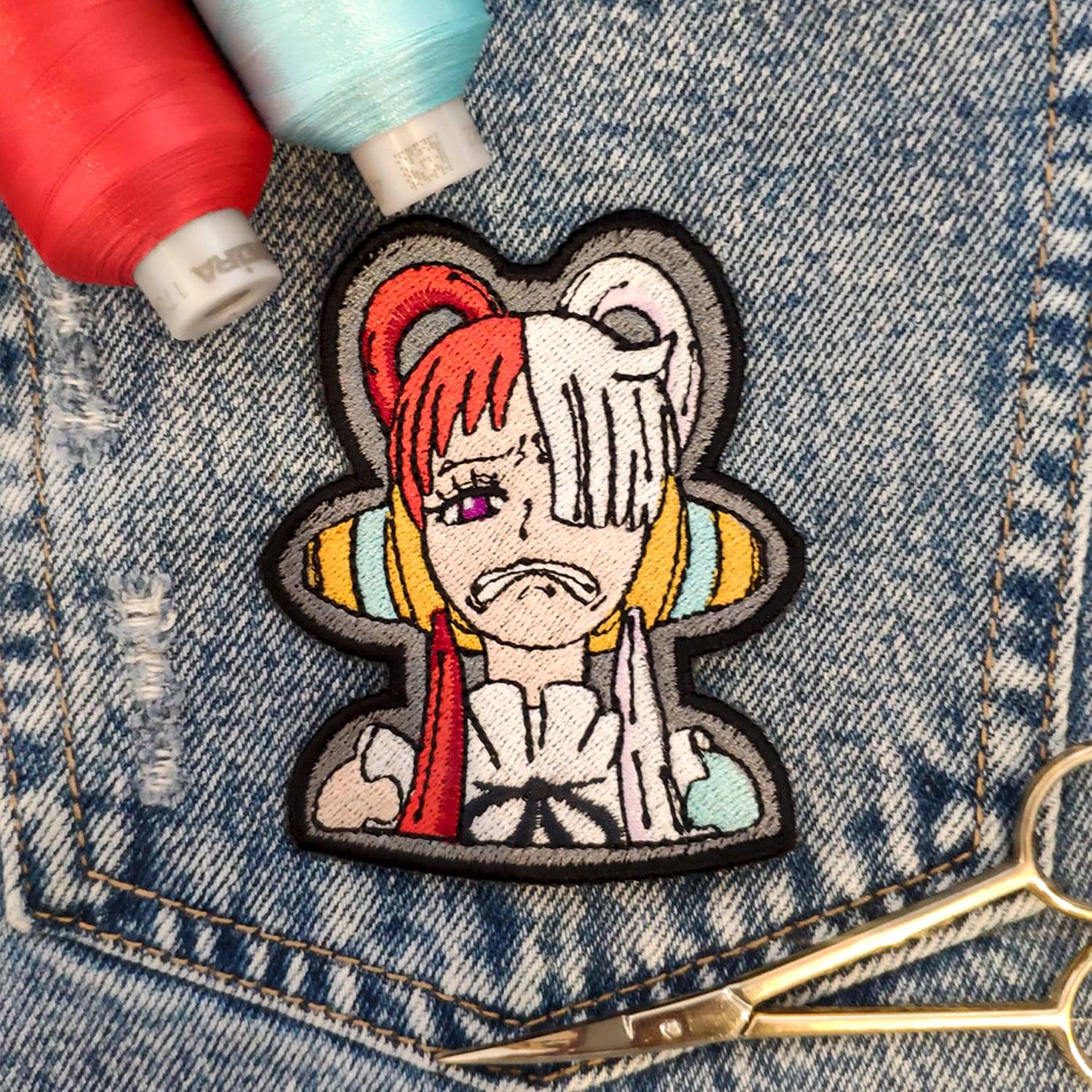Parche Bordado Anime One Piece Uta 8cm - Valkynea