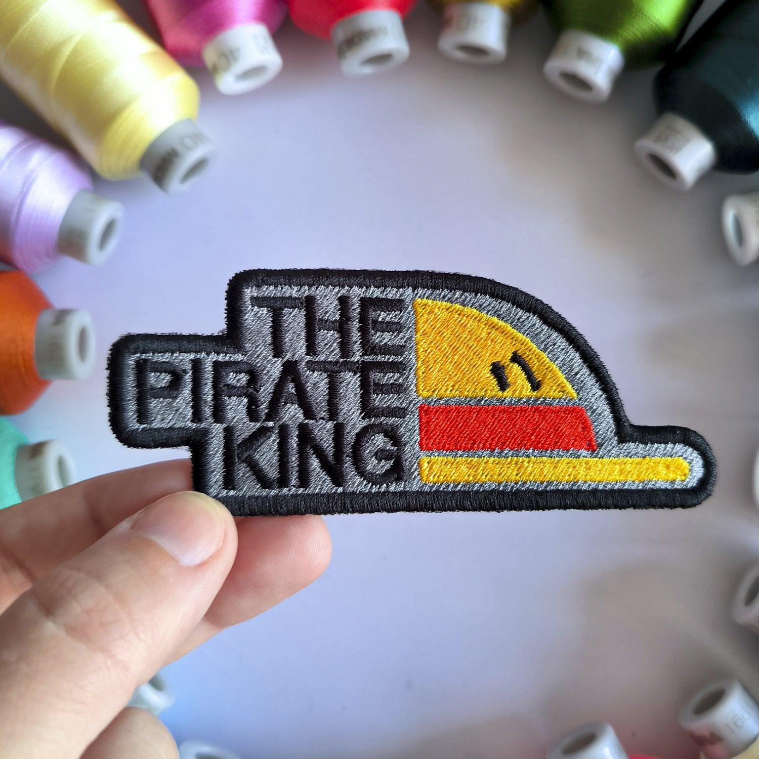 Parche Bordado Anime One Piece The Pirate King 10cm - Valkynea