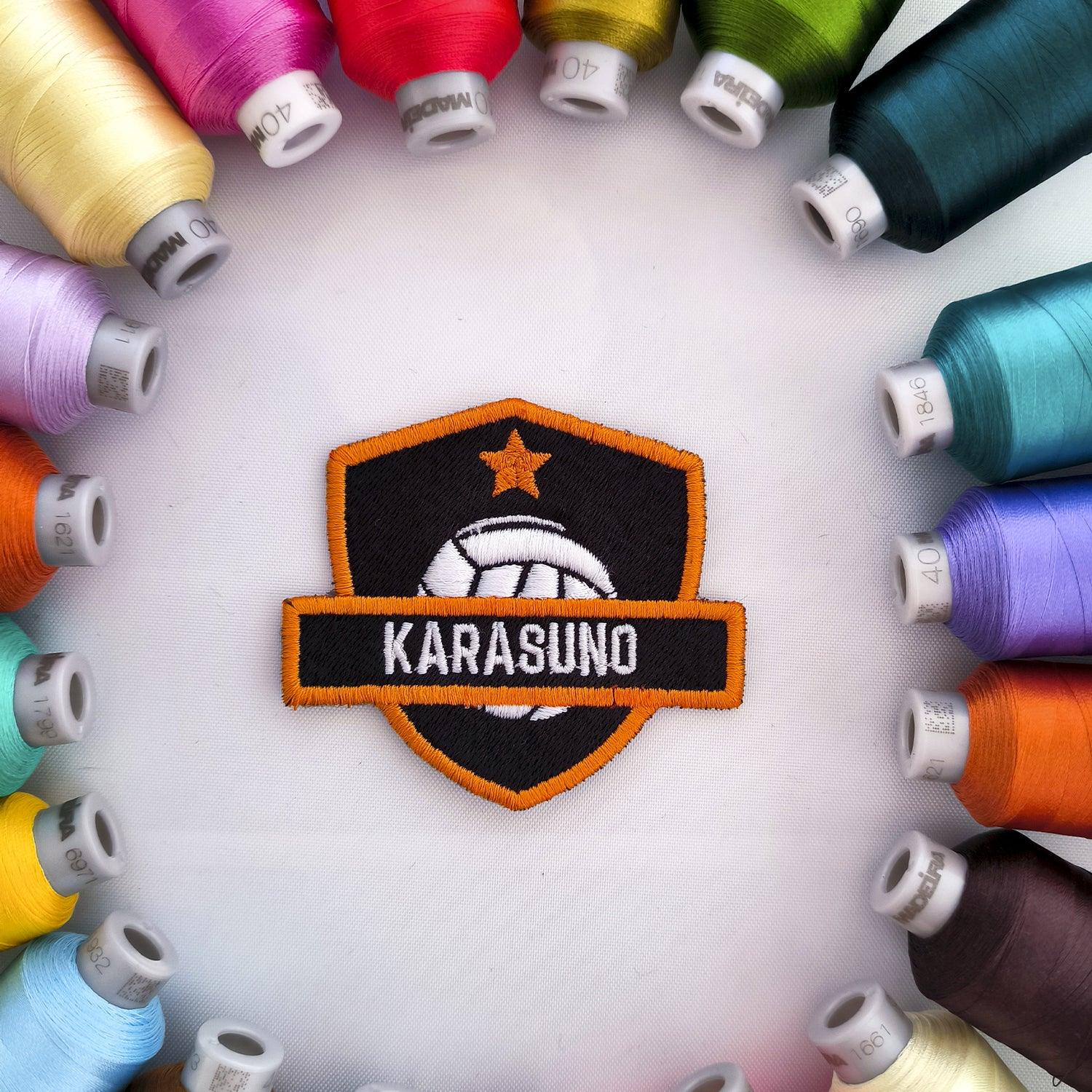 Parche Bordado Anime Haikyū!! Escudo Karasuno 3 - Valkynea