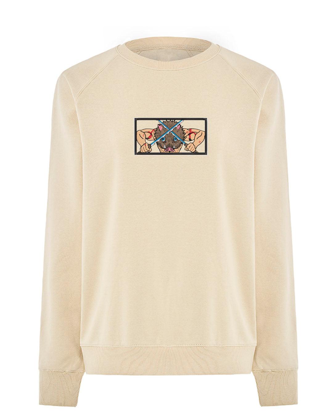 Sudadera Bordada Demon Slayer Inosuke - Valkynea