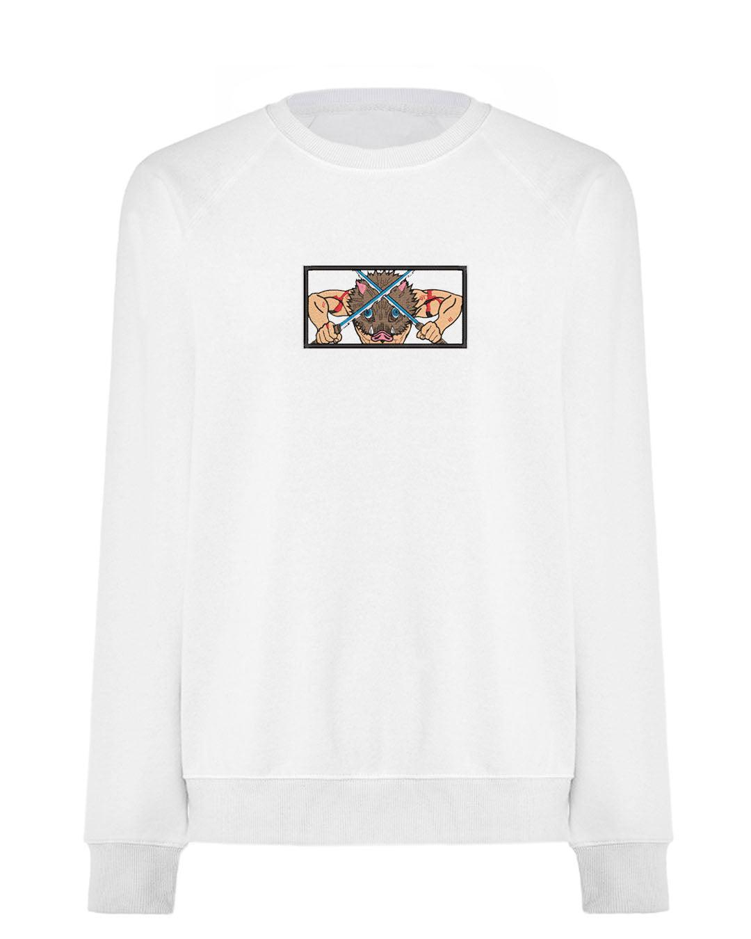 Sudadera Bordada Demon Slayer Inosuke - Valkynea