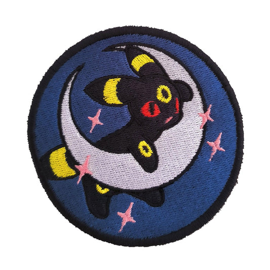 Parche Bordado Anime Umbreon 8cm - Valkynea