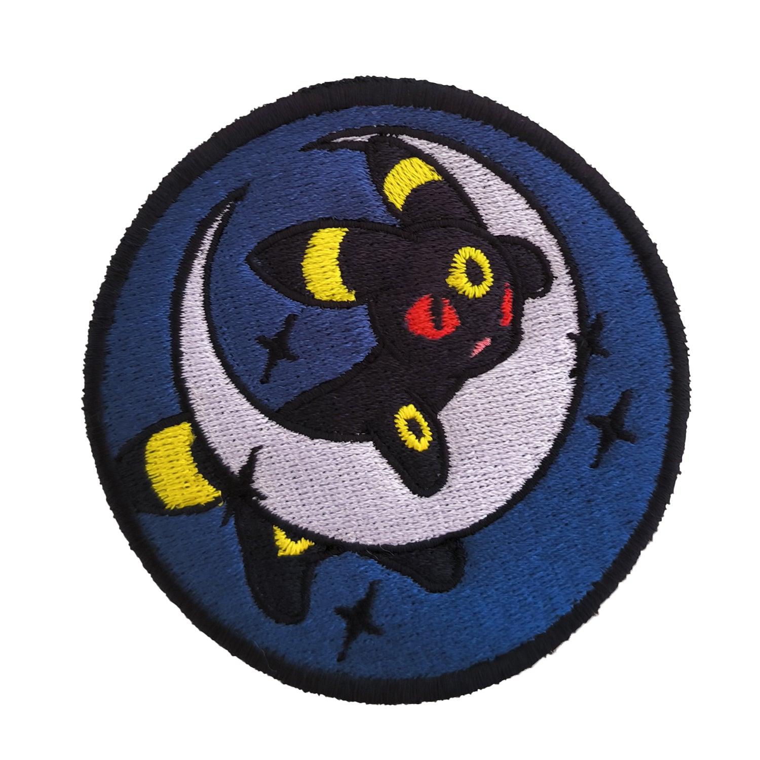 Parche Bordado Anime Umbreon 8cm - Valkynea