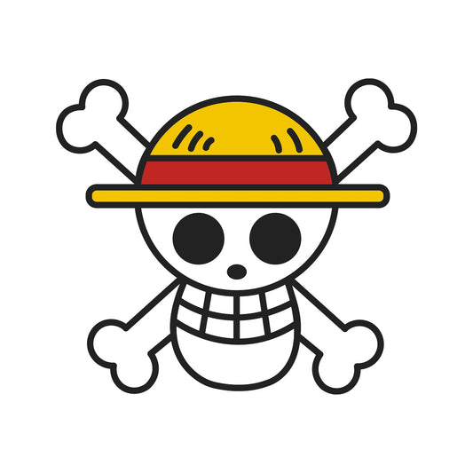 Parche DTF Anime Calavera One Piece Luffy - Valkynea