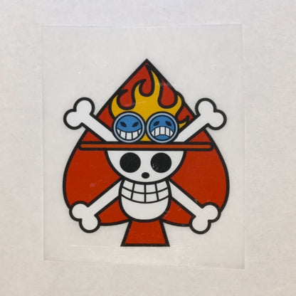 Parche DTF Anime Calavera One Piece Ace - Valkynea