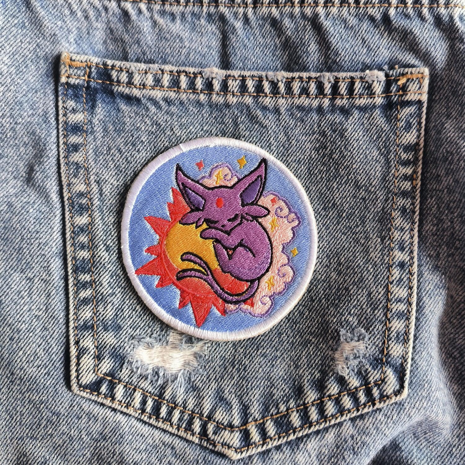 Parche Bordado Anime Espeon 8cm - Valkynea