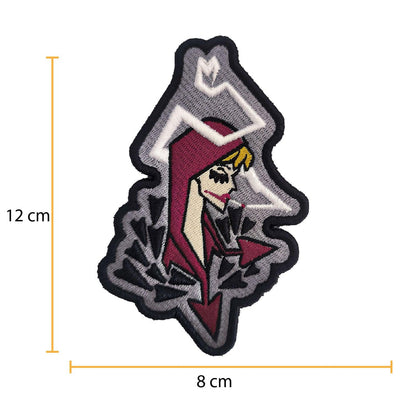 Parche Bordado Anime One Piece Donquixote Rosinante Anime 12cm - Valkynea