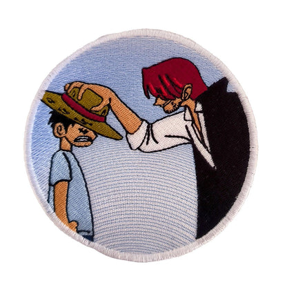Parche Bordado Anime Luffy Shanks 10 CM - Valkynea