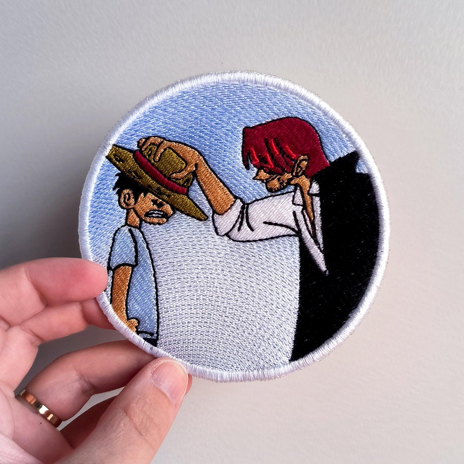 Parche Bordado Anime Luffy Shanks 10 CM - Valkynea