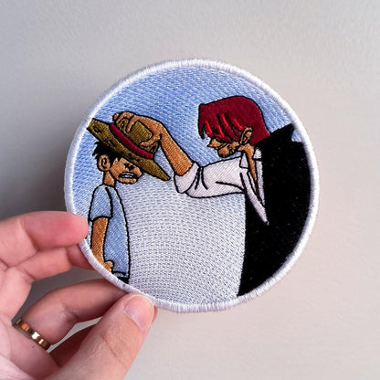 Parche Bordado Anime Luffy Shanks 10 CM - Valkynea
