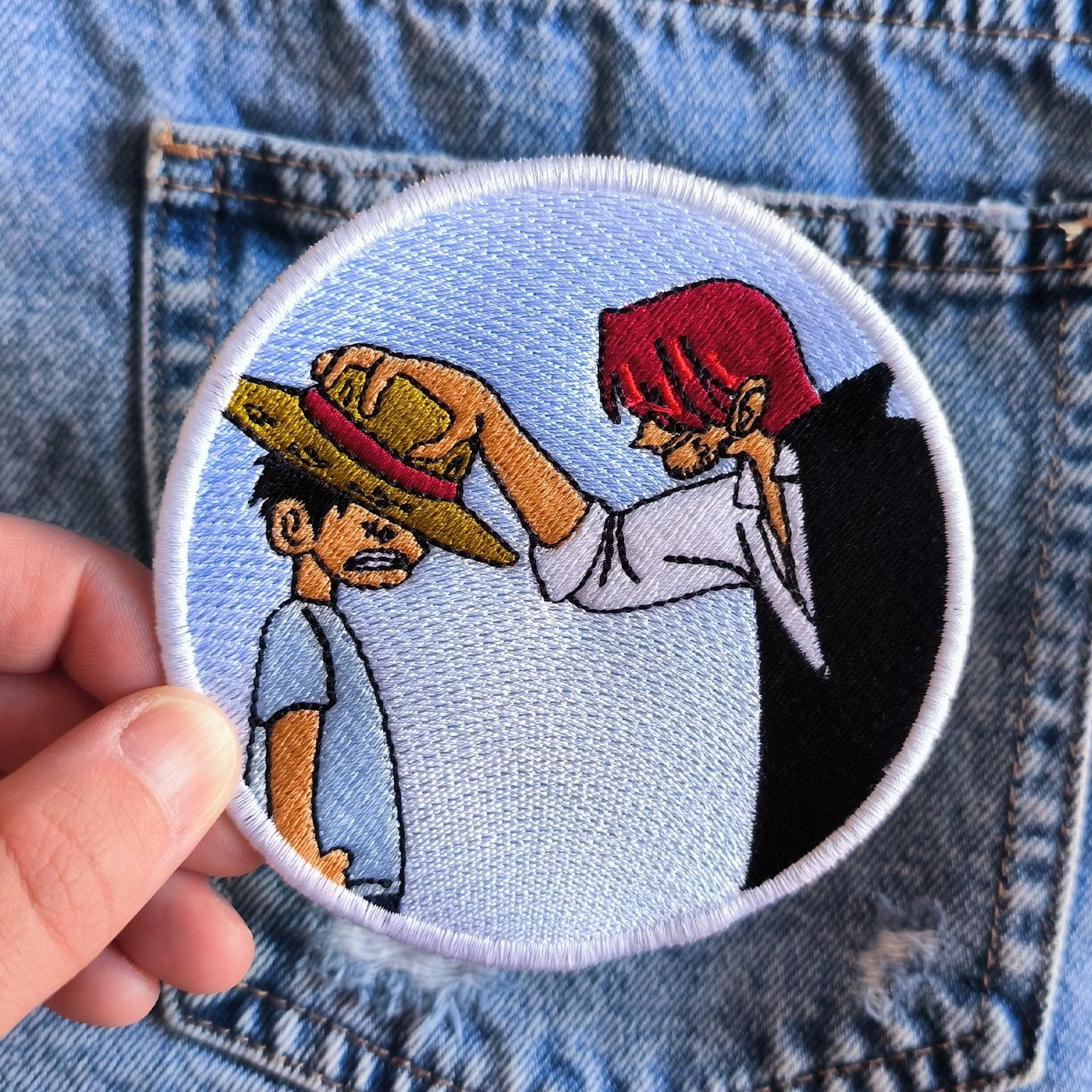 Parche Bordado Anime Luffy Shanks 10 CM - Valkynea