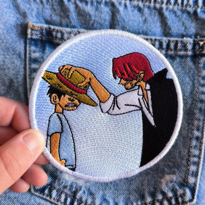 Parche Bordado Anime Luffy Shanks 10 CM - Valkynea